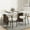 White-4pcs, variant on TUAREX Upholstered Dining Chairs Set of 2, Boucle Fabric, Ergonomic Curved Backrest, Mid Century Modern Style Perfect for Kitchen and Dining Room, White