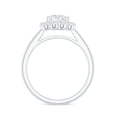 thumbnail image 2 of Rosec Jewels Moissanite Halo Engagement Ring for Women (D-VS1 Quality), 925 Sterling Silver, US 3.50, 2 of 8