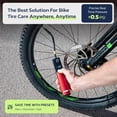thumbnail image 5 of Woowind BP188 Electric Bike Tire Inflator Portable Air Compressor, Schrader Presta Dunlop Valves, 120-150 Psi, for Bicycles, 5 of 9