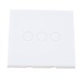 thumbnail image 4 of Smart Light Touch Switch White Tempered Glass Single Live Wire Control Wall Mounted Light Switch 110‑240VAC, 4 of 5