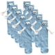 thumbnail image 1 of Calcetas Largas de Ojos y Manitas MagSoxBlue 5Pares Azul 5-9.5US Animados Calcetines Tubo Medio Magnéticos Poliéster., 1 of 4