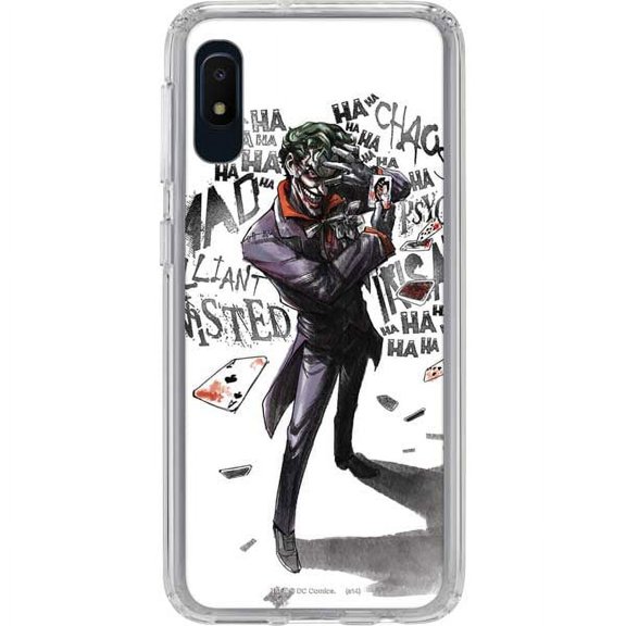 Skinit DC Comics Brilliantly Twisted - The Joker Galaxy A10e Clear Case