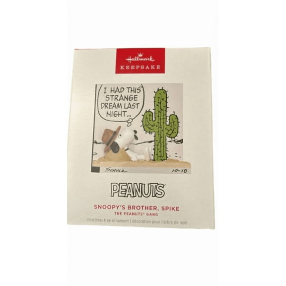 Hallmark Keepsake 2025 Peanuts Snoopy's Brother Spike Limited Christmas Ornament