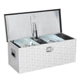 thumbnail image 2 of Aluminum Truck Bed Tool Box, Waterproof Lockable Storage Heavy Duty Toolbox for Pickup Beds, RVs & Trailers, Secure Organizer with Side Handles & Gas Strut Lid, 2 of 6