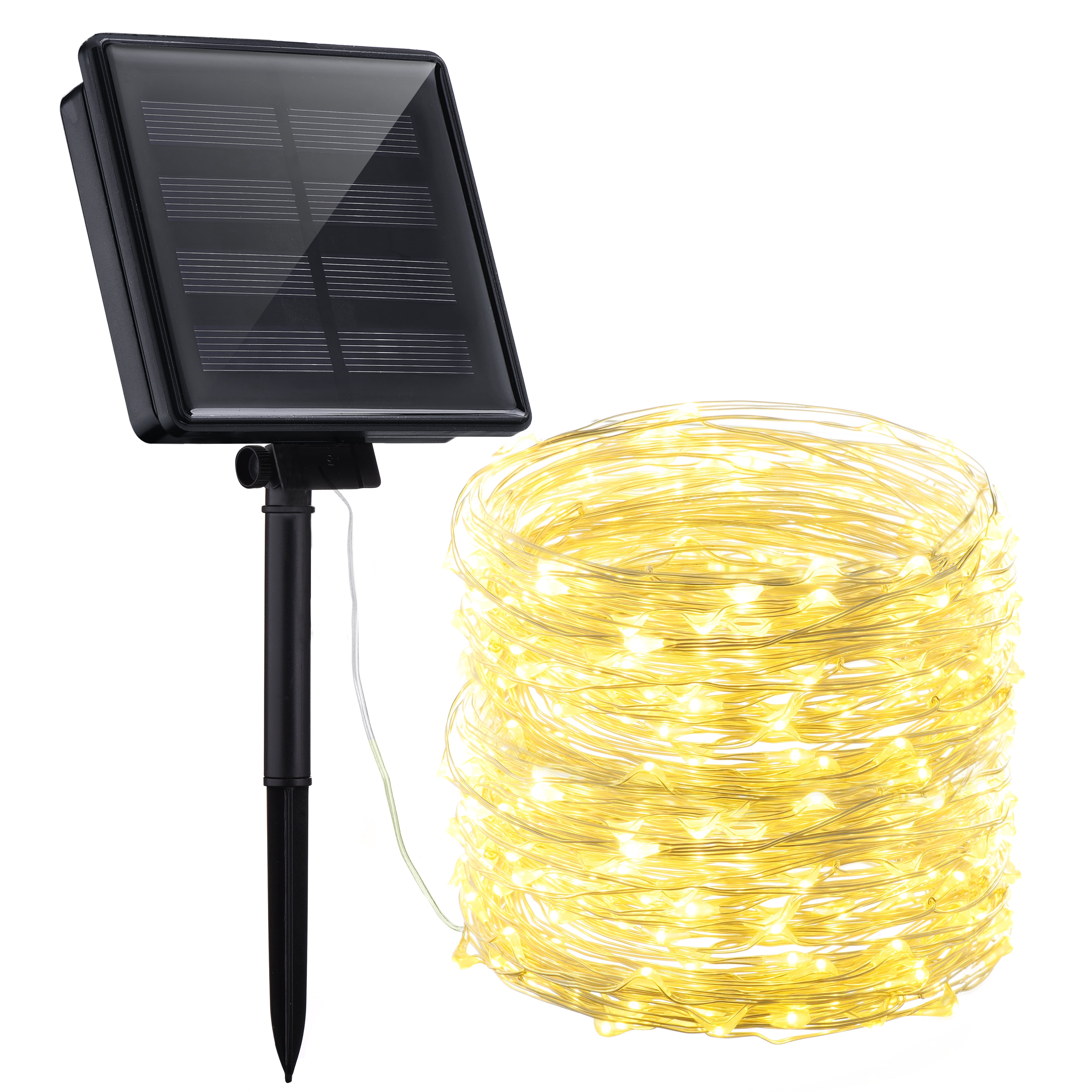 Details about   Outdoor Solar Fairy String Lights 200 LED Copper Wire Waterproof Garden Decor 