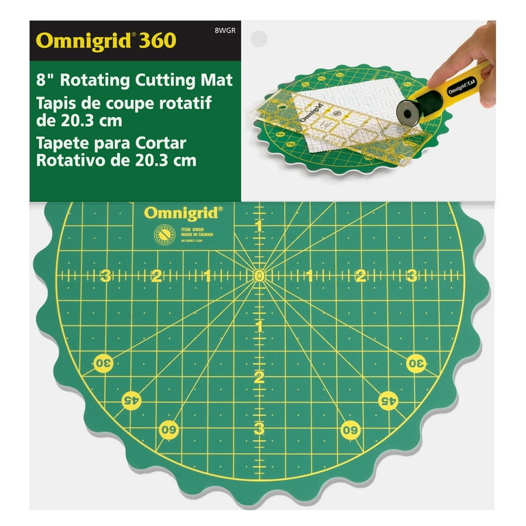 Omnigrid 24 Green 360° Square Rotating Cutting Mat