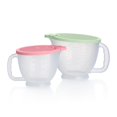 thumbnail image 1 of Set de jarras Tupperware Classic Mix-N-Store verde menta/rosa, 1 of 8