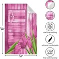 thumbnail image 3 of GZHJMY Tulip Wood Kitchen Dish Towel 1 Pack, Soft Absorbent Dishcloths Reusable Hand Towel Washable Tea Towels for Home Kitchen Bar Table Decor, 28 x 18 Inch Washcloths Decorative Towels, 3 of 7
