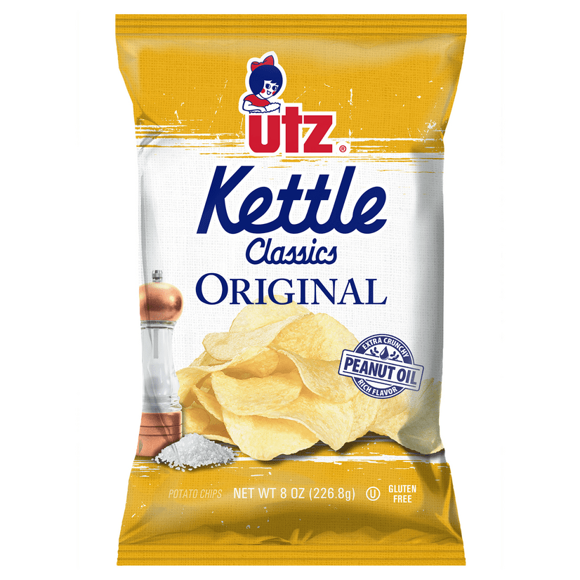 Utz Kettle Classics Original Potato Chips 8 oz