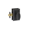 thumbnail image 3 of Delaney Designer 684408S Rosa Series Passage Door Knob Set With Square Backplate, 3 of 3