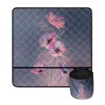 thumbnail image 2 of HELLHERO Sewing Machine Mat Soft Pink Poppy Removable Storage Bag Durable Scratches Proof to Keep Sewing Accessories, 2 of 5