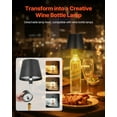 thumbnail image 2 of VEVOR Cordless Table Lamp 2 PCS Rechargeable Battery Desk Lamp Adjustable Height Black, 2 of 9
