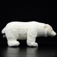 thumbnail image 3 of Realistic Polar Bear Stuffed Animal,Soft Bear Plush Toy, Lifelike Animal Toy for Kids,Home Decor,Hugging Toy-White 12", 3 of 4