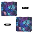 thumbnail image 2 of Qekee Geometry Dash Print Compact Makeup Mirror Folding Mini Pocket Mirror Portable Hand Mirror Double-Sided 2 x 1x Magnification for Woman Girls-Square, 2 of 9