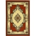 thumbnail image 6 of Glamour Thick Plush Oriental Area Rug Traditional Carpet Floral Medallion Design-206 (5'2"x7'5",Terracotta), 6 of 6
