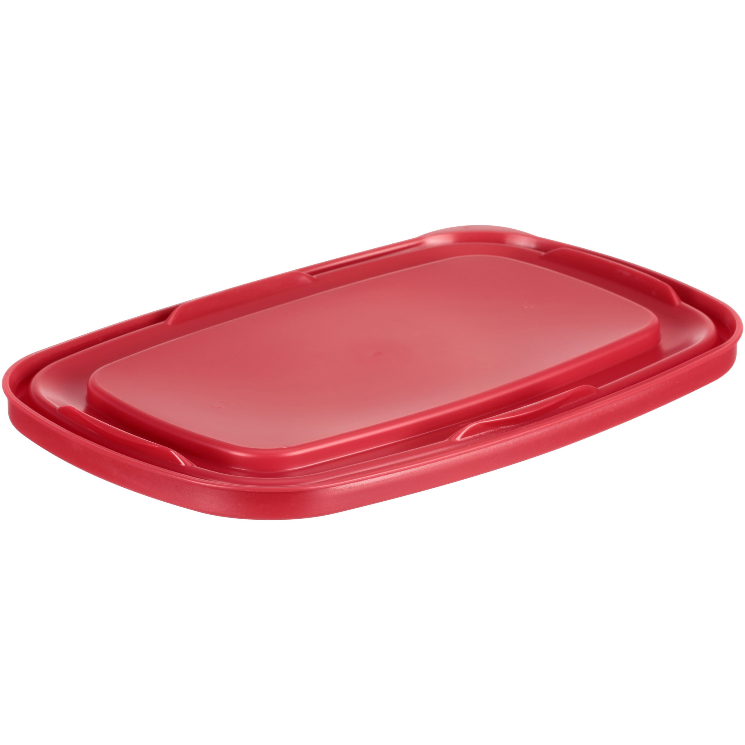 Rubbermaid® EasyFindLids® Vented Food Container - Clear/Racer Red, 56 oz -  Kroger