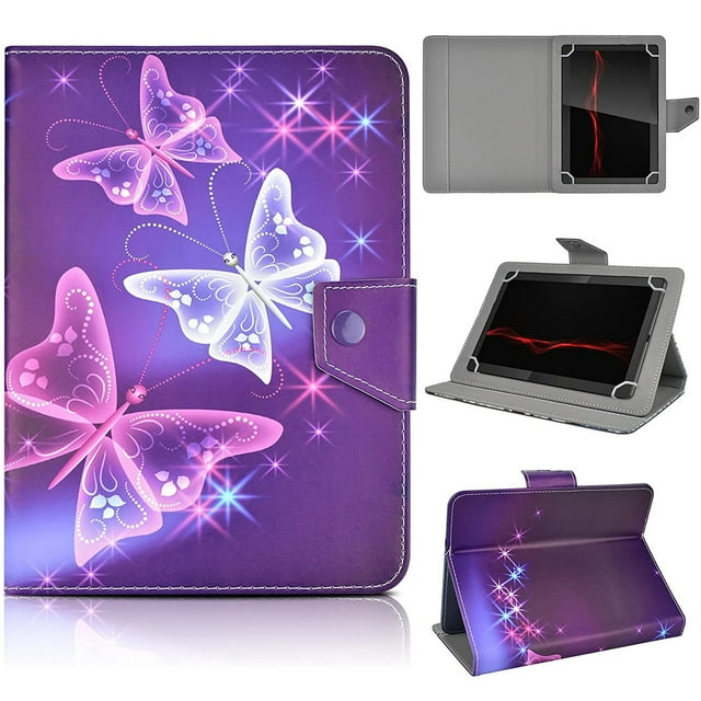 Étui Universel pour Tablette 9 Pouces-10,1 Pouces, Étui de Protection avec Support, Étui Folio pour 9 10 10,1 Pouces pour Tablette Android Samsung à Écran Tactile, SZHD Universel 9-10,1 Pouces