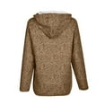 thumbnail image 4 of Vedolay Tops Women's Long Sleeve Sweatshirts Casual Crewneck Loose Fit Pollover Hoodie Fall Cute Tops,Brown XL, 4 of 4