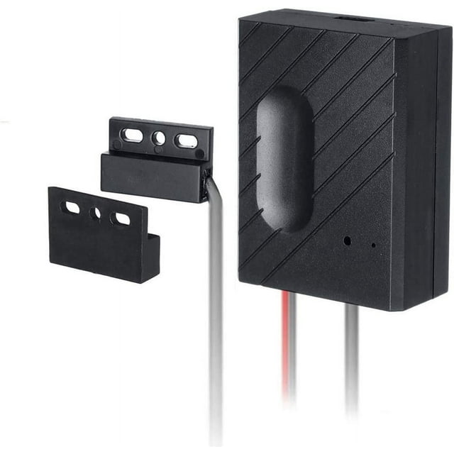 Interrupteur Intelligent WiFi Contrôleur de Porte de Garage Compatible Ouvre-Porte de Garage Télécommande de Téléphone Intelligent Fonction de Minuterie Contrôle Vocal Compatible avec Alexa et Google Home IFTTT (Noir)