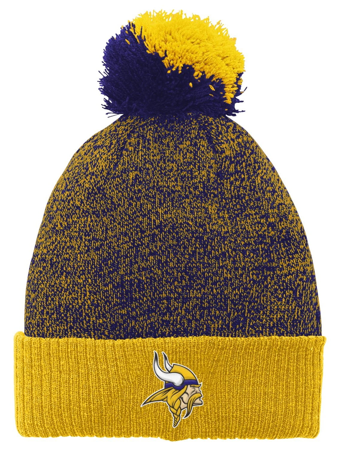 Minnesota Vikings Youth NFL "Basic" Cuffed Knit Hat w Pom by Outerstuff