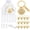 Gold, variant on 36 Pcs Employee Appreciation Gifts Bulk for Coworkers Keychains Organza Bags with Cards for Staff Graduation Favors(Black)