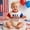 Beige, variant on Ulitacool Boy 4Th Of July Clothes Crewneck Patriotic Embroidered Letter Short Sleeve Bodysuit Romper Independence Day Outfit Retro Wear 3-6 Months Beige