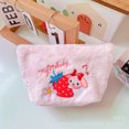 Sanrio Cartoon Anime Kuromi Melody Hello Kitty Plush Embroidery Makeup