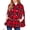 Red, variant on Women's Winter Autumn Coat Plaid Cape Double Breasted Poncho Jacket with Pockets Open Front Tunic Style Outerwear