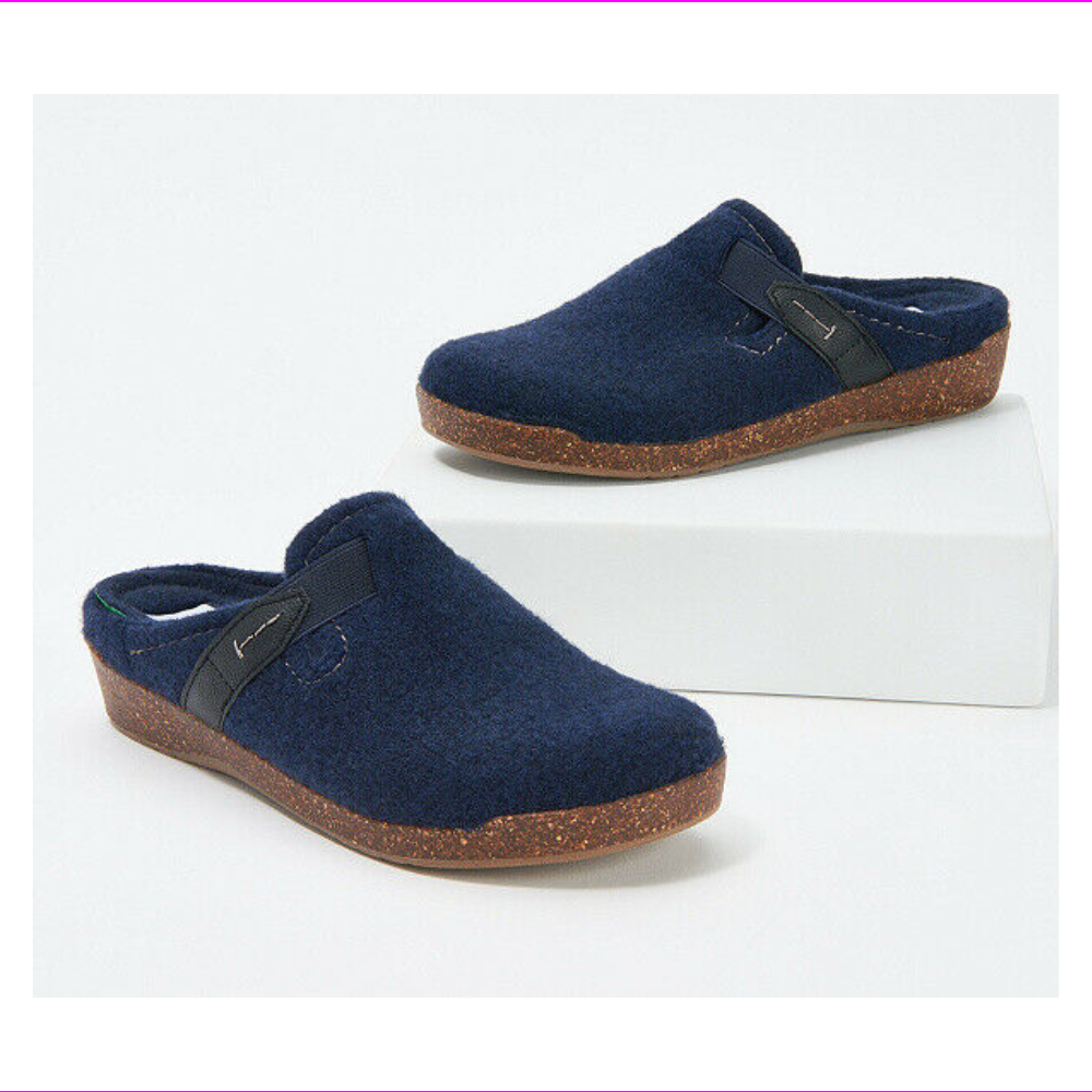 earth origins felt slip on clogs