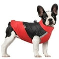 thumbnail image 1 of CNKOO Dog Jacket  Warm Zip Up Dog Vest Cotton Coat  Winter Water Resistant Dog Clothes for Small Medium Dogs Yellow(Chest Circumference18.1”), 1 of 9