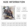 thumbnail image 5 of Orinice Eagle Branch Watercolor Effect Graphic Decorative Cushion Throw Pillow Cover for Home Couch Living Room Bed Sofa 1PC 12x12in, 5 of 5