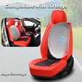 thumbnail image 5 of Fit for GMC SIERRA 2500 HD 2012-2026 Seat Cover, Red Car Seat Covers, Waterproof Leather 5 Seats Full Set Easy to Clean and Install Protect and Upgrade Seats, Protect Car Seats, 5 of 9