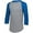 ATHLETIC HEATHER/ROYAL, variant on - Three-Quarter Raglan Sleeve Baseball Jersey - 4420