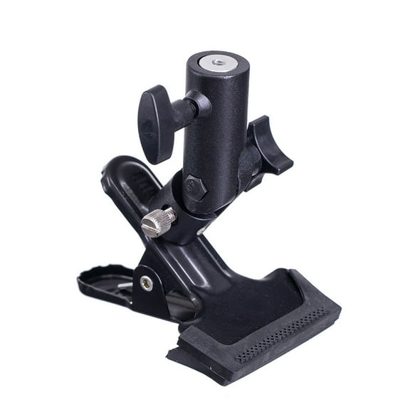 JUNTEX Reflector Clamp Clip For Photo 1/4" Adapter Swivel to Studio Mount Reflector