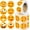 Bright Yellow-3 Pack, variant on Smiley Face Stickers 500Pcs Reward Stickers for Kid 8 Colors Style Sticker Rolls for Kids School Teacher Supplies