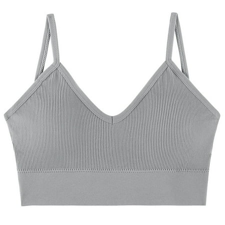 BYOIMUD Women s Solid Color Daily Bra with Comfort Fit  Adjustable Suspender Backless Bra for Women  Hand Washable Everyday Women s Underwear. M
