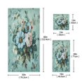 thumbnail image 3 of Wobogo Shabby Chic Bouquet Ultra Soft 3 Pack Cotton Towel Set Includes 1 Bath Towel 1 Face Towel and 1 Washcloth for Everyday Use Lightweight and Compact, 3 of 8