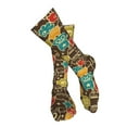 thumbnail image 4 of KLL Robot and Monsters Print Cool Socks Men's Women's Crew Socks Funny Crazy Novelty Stockings, 4 of 8