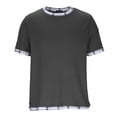 thumbnail image 3 of Camiseta Casual de Manga Corta con Cuello Tripulado 100% Fibra de Poliéster Lavable Camisetas de Trabajo Al Aire Libre de Manga Larga para Hombres, 3 of 7