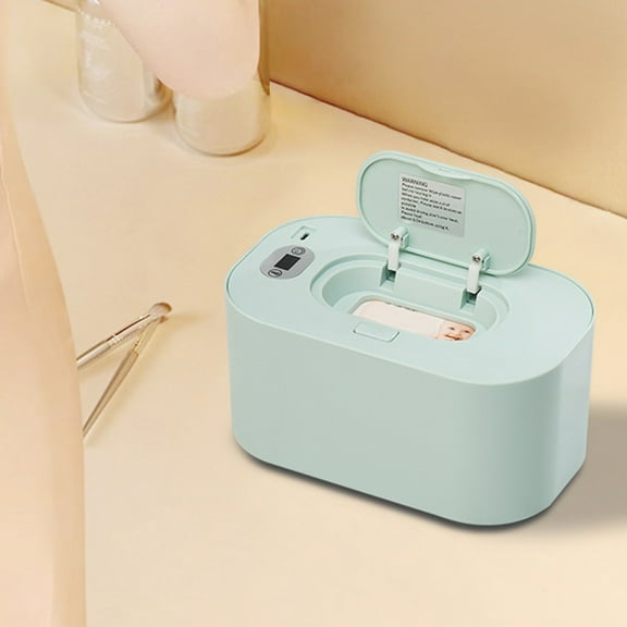 Wet wipe heater thermostat Wipe Warmer Wet Wipe Dispenser USB Powered Warmer With Constant Temperature Large Capacity And Display For Light Blue