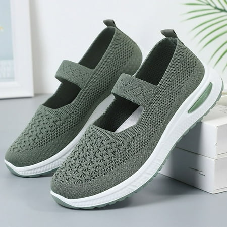 XDDST Womens Flats Comfortable Dressy Women s Casual Shoes Slip Breathable Lightweight Mesh Hiking Shoes