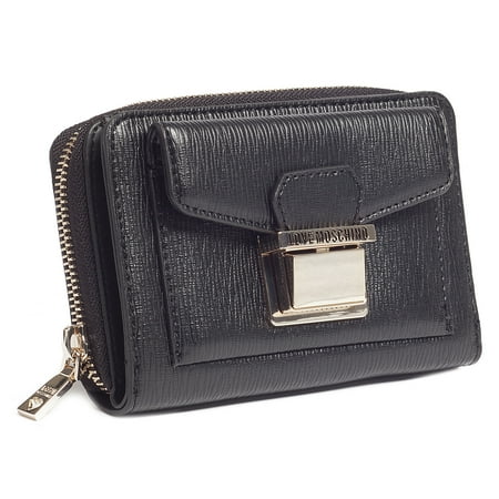 Moschino JC5549 0000 Black Zip Around Wallet