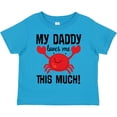 thumbnail image 3 of Inktastic Daddy Loves Me Childs Crab Boys or Girls Toddler T-Shirt, 3 of 5