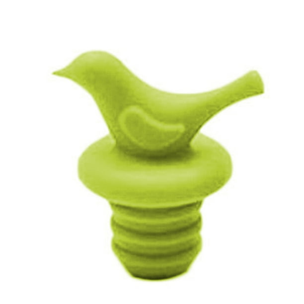 Wosthever Tapón de botella de vino con diseño de pájaro, corcho de silicona para animales, bebida reutilizable, vertedor de cerveza, tapón, herramienta Type3 NO3 Wosthever JJ19265-01