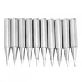 thumbnail image 2 of 10pcs Plomb Fer à Souder Libre Pointe Ensemble Soudure Fer Pointe Outil Accessoire 900MT0.8D, 2 of 12