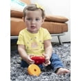 thumbnail image 2 of Cute Baby Hamster Face T-Shirt Infant -Image by Shutterstock,  6 Months, 2 of 4