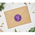 thumbnail image 3 of Darling Souvenir Round 45 Pcs Leaf Vines Thank You Stickers Purple Wedding Envelope Seal-1.6 Inches, 3 of 4