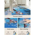 thumbnail image 5 of Merry Christmas Area Rug for Bedroom 3x5 Ft Pelican Beach Ocean Coconut Tree Super Soft fuzzy Throw Rug Non-Slip Fluffy Plush Indoor Floor Carpet for Living Room Nursery Home Decor, 5 of 8