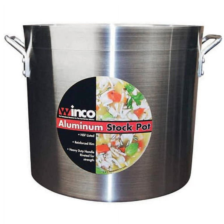 Winco 20 Qt. Aluminum Stock Pot Steamer Basket