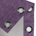 thumbnail image 4 of Ambesonne Eggplant Grommet Curtain, Arrangement Ornament, 50" x 72", Violet, 4 of 6